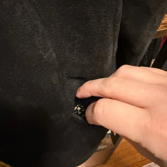 NWT SKIES ARE BLUE Faux Suede Blazer - Picture 11 of 14